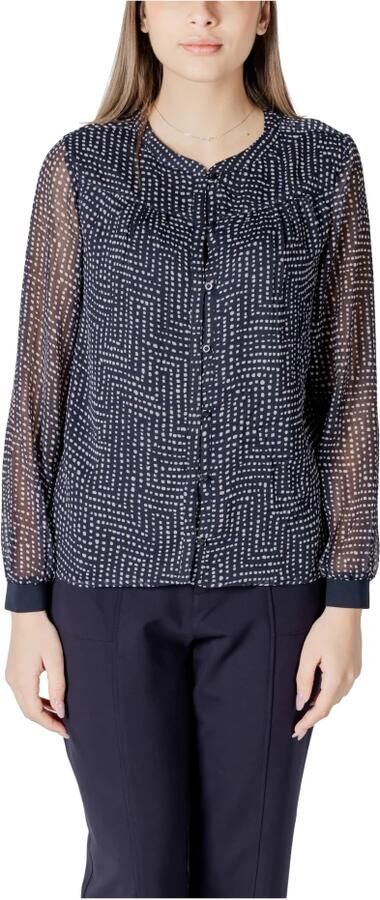 Street One Blouse Printed chiffon blouse w placket detail 345452 - Foto 3