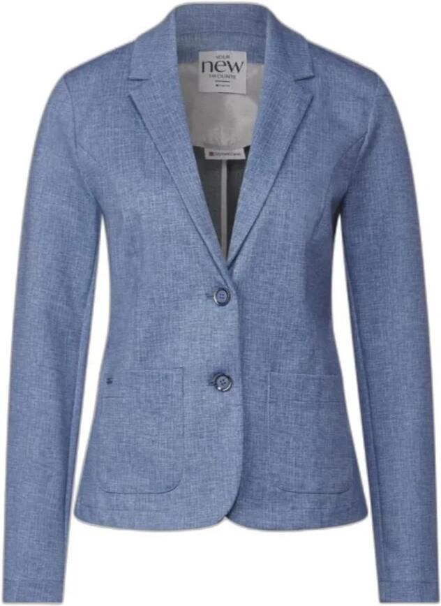 Street One Blauwe Polyester Blend Blazer Jas Blue Dames - Foto 5