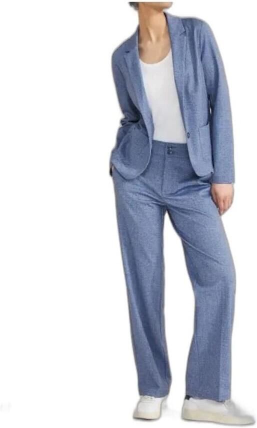 Street One Blauwe Polyester Blend Blazer Jas Blue Dames - Foto 2