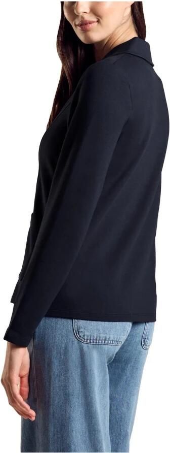 Street One Blauwe Reverskraag Blazer Lange Mouwen Blue Dames - Foto 2