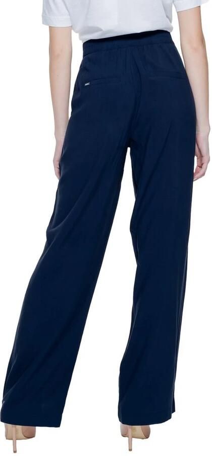 Street One Blauwe Viscose Palazzo Broek Collectie Blue Dames