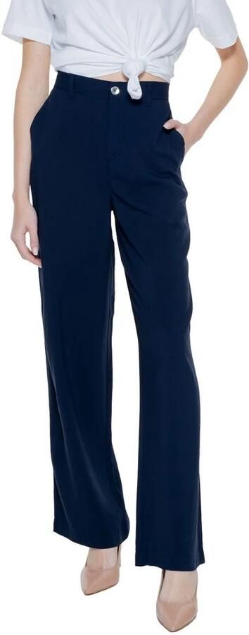 Street One Blauwe Viscose Palazzo Broek Collectie Blue Dames - Foto 2