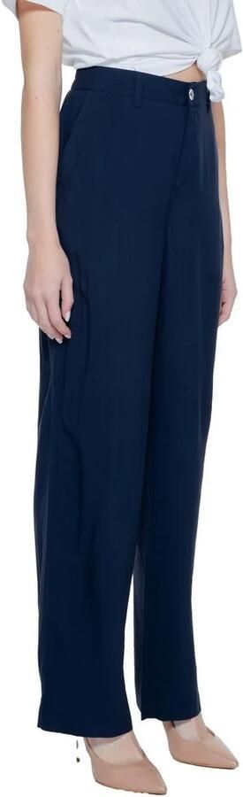 Street One Blauwe Viscose Palazzo Broek Collectie Blue Dames - Foto 3