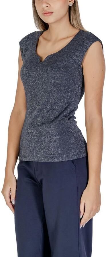 Street One Blauwe Viscose Tops & T-Shirt Blue Dames - Foto 3