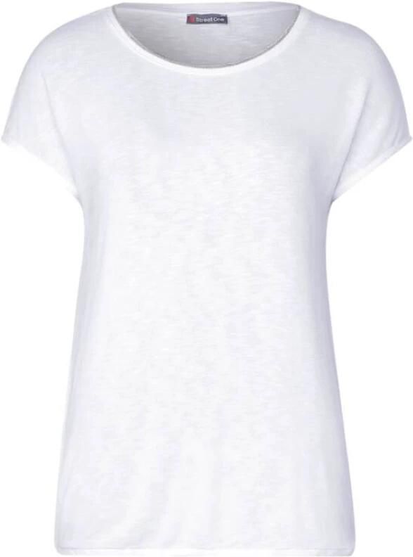 Street One Dames Viscose T-shirt Lente Zomer Collectie White Dames - Foto 5