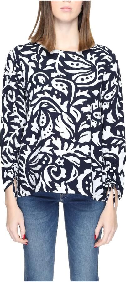 Street One Blauwe Lange Mouw Blouse Multicolor Dames - Foto 4