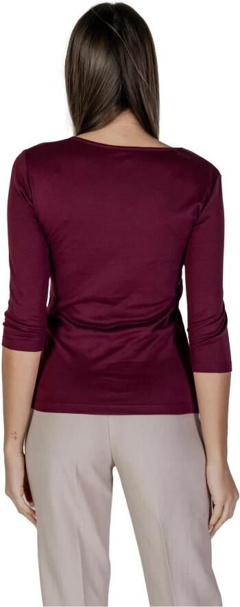 Street One Lila Katoenen T-shirt met korte mouwen Purple Dames - Foto 2