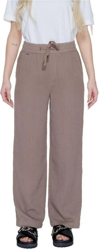 Street One Bruine Katoenen Palazzo Broek Brown Dames - Foto 5