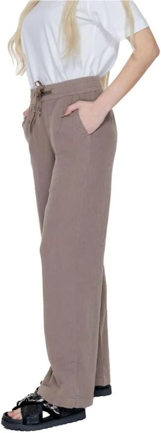 Street One Bruine Katoenen Palazzo Broek Brown Dames - Foto 3