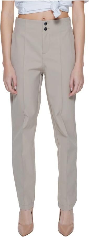 Street One Cigarette Broek van Polyamide-Elastaan Beige Dames - Foto 8