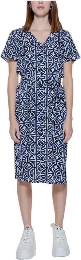 Street One Lange Jurk Vrouwen Lente Zomer Collectie Multicolor Dames