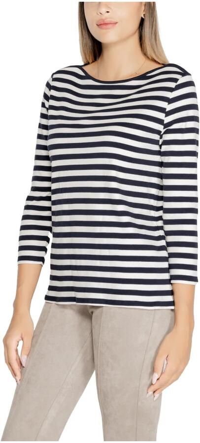 Street One Gestreept katoenen T-shirt met lange mouwen Multicolor Dames - Foto 2