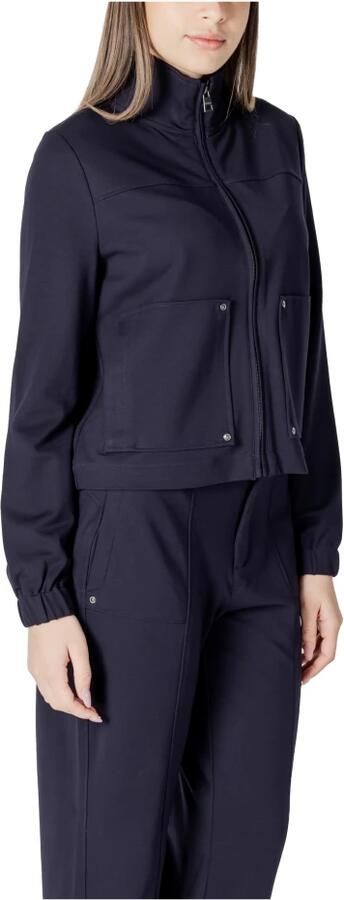 Street One Hoodless dames sweatshirt met ritssluiting Blue Dames - Foto 3