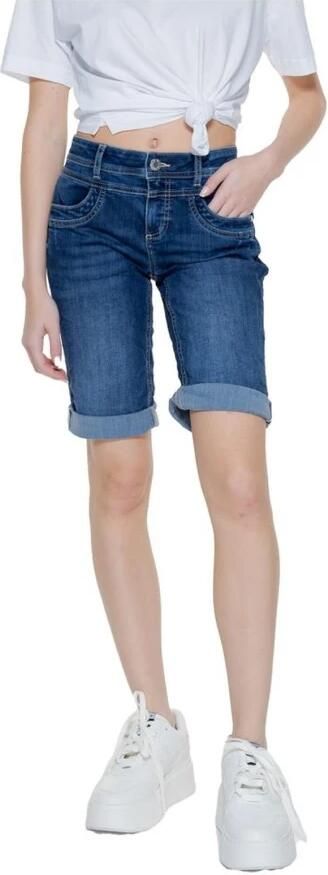 Street One Blauwe Shorts met Zakken Blue Dames - Foto 2