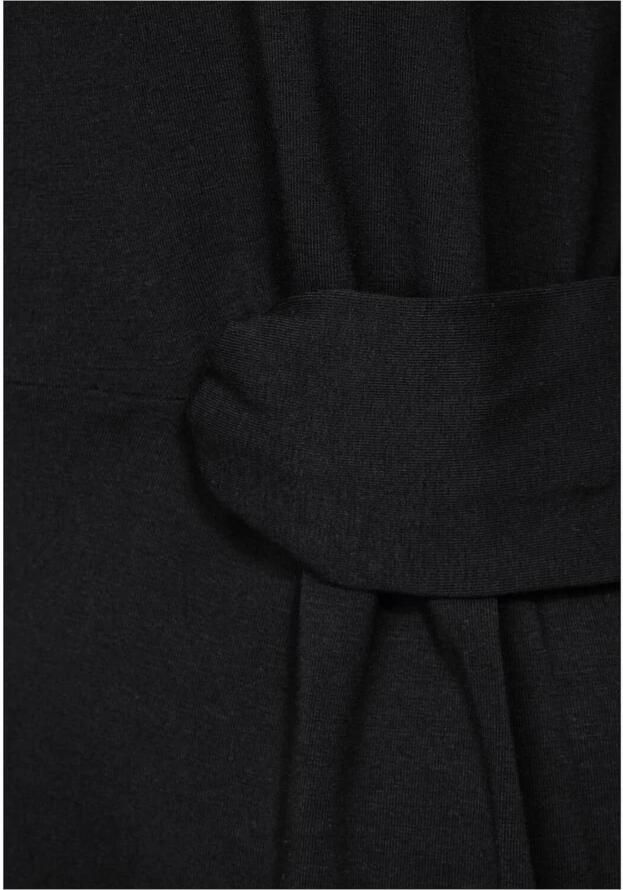 Street One Zwarte Jersey Jurk met Knoopdetail Black Dames