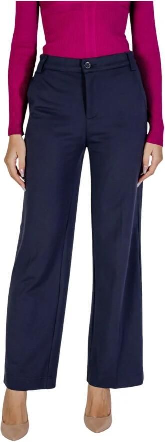 Street One Klassieke Wijde Pijp Broek Blue Dames - Foto 3