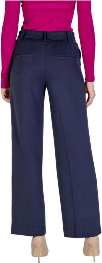 Street One Klassieke Wijde Pijp Broek Blue Dames