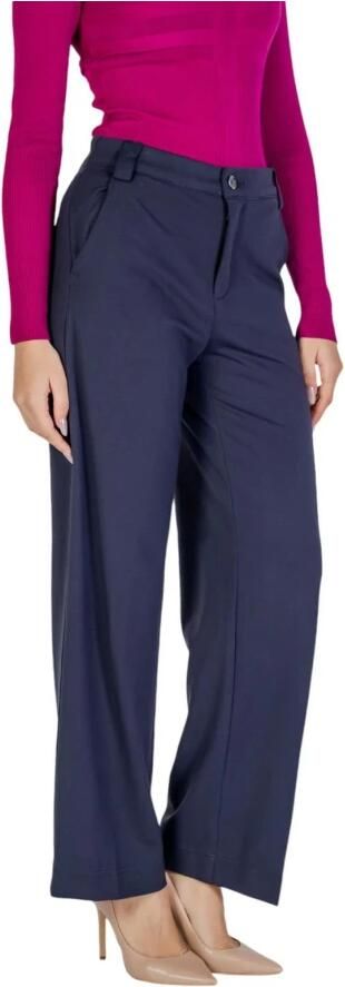 Street One Klassieke Wijde Pijp Broek Blue Dames - Foto 2