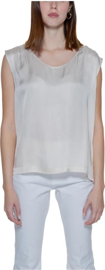 Street One Korte Mouw Damesblouse Collectie Beige Dames