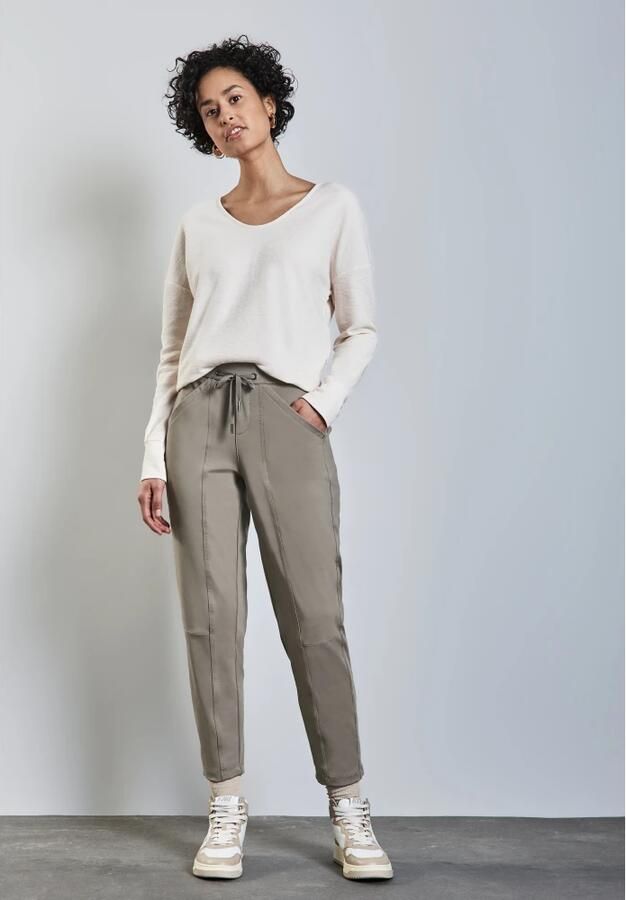 Street One Losvallende Bonny Stijl Broek Gray Dames - Foto 4