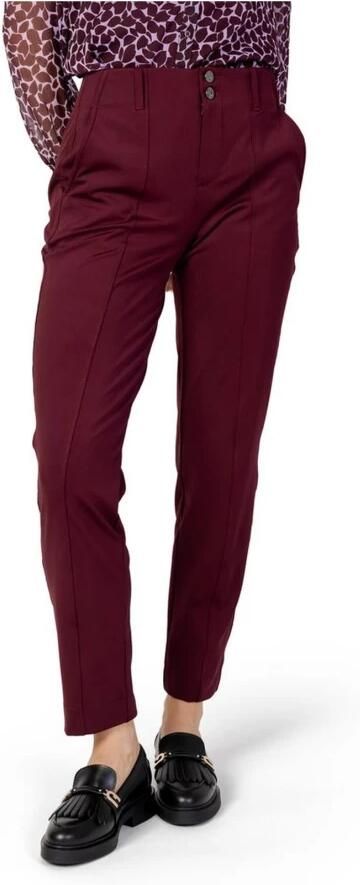 Street One Polyester Spandex Cigarette Pants Collection Red Dames - Foto 5