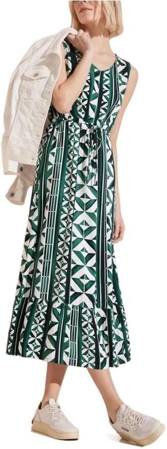 Street One Lange Jurk Lente Zomer Collectie Viscose Multicolor Dames - Foto 2