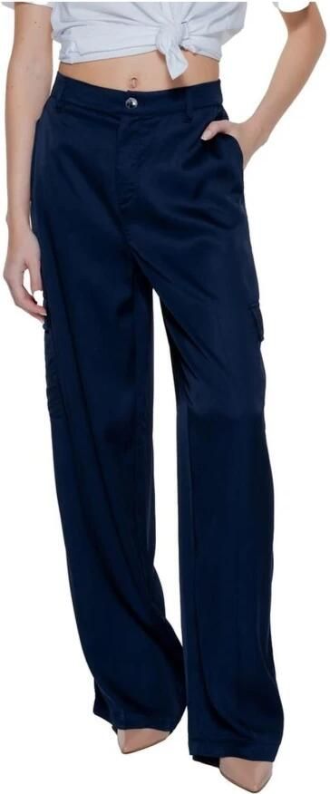 Street One Viscose Palazzo Broek voor Vrouwen Blue Dames - Foto 2