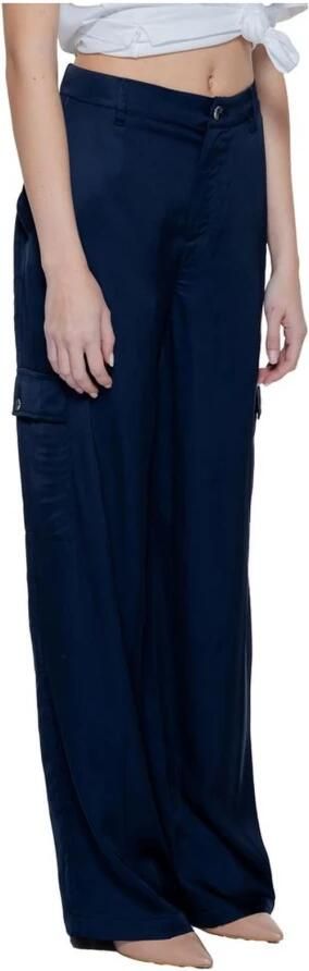 Street One Viscose Palazzo Broek voor Vrouwen Blue Dames - Foto 3