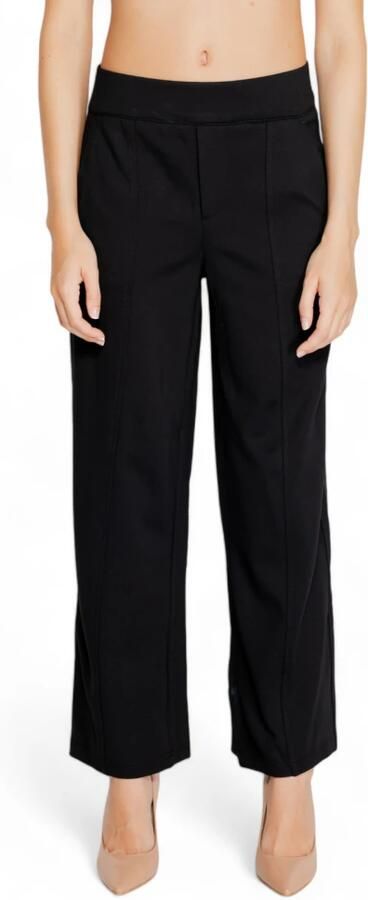 Street One Getailleerde viscose blend broek met elastaan Black Dames - Foto 3