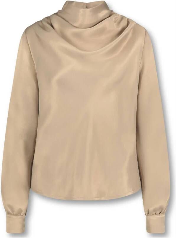 Studio AR by Arma AR Ione Geweven Blouse Beige Dames