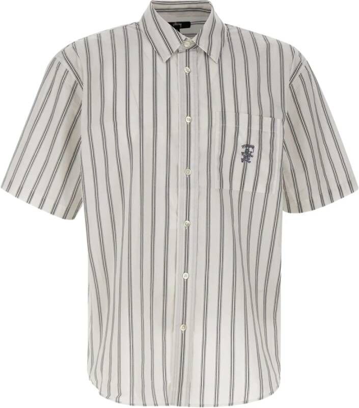 Stüssy Short Sleeve Shirts White Heren