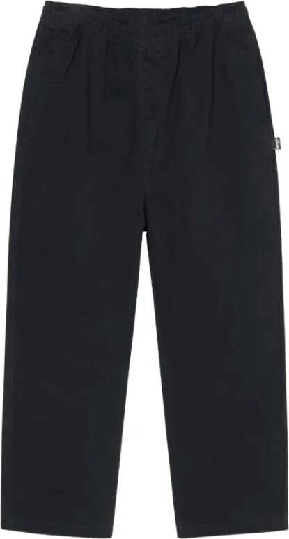 Stüssy Wide Trousers Zwart Heren