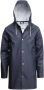 Stutterheim Navy Regenjas Stockholm Stijl Blue Unisex - Thumbnail 1