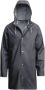 Stutterheim Lichtgewicht Houtskool Regenjas Black Unisex - Thumbnail 1