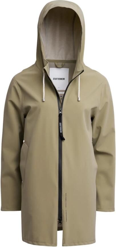 Stutterheim Lichtgewicht Rits Mat Regenjas Green Heren