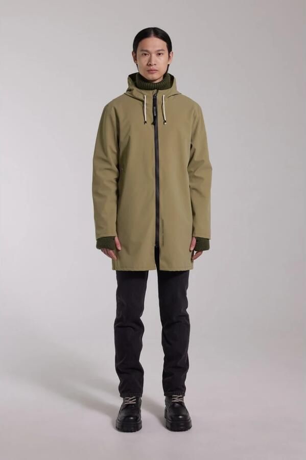 Stutterheim Lichtgewicht Rits Mat Regenjas Green Heren - Foto 5