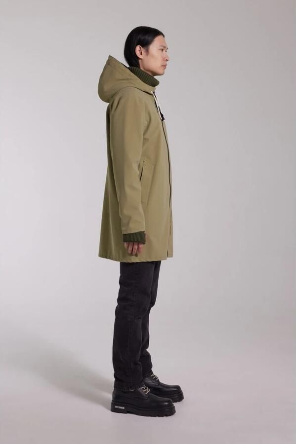 Stutterheim Lichtgewicht Rits Mat Regenjas Green Heren - Foto 6