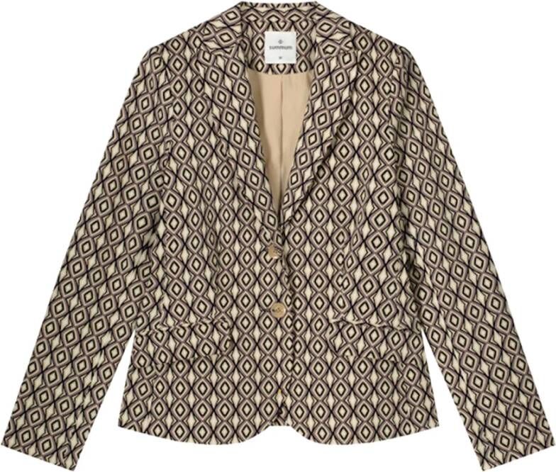 Summum Woman Blazerjas Beige Dames