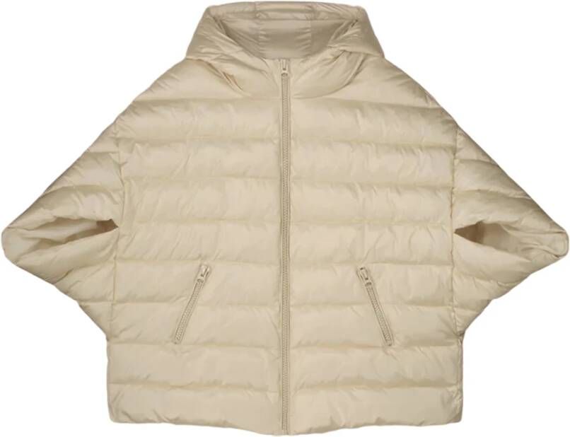 Summum Woman Oversized Puffer Bodywarmer Beige Dames