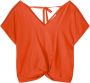 Summum Woman Flatterende Dames T-shirt Orange Dames - Thumbnail 1