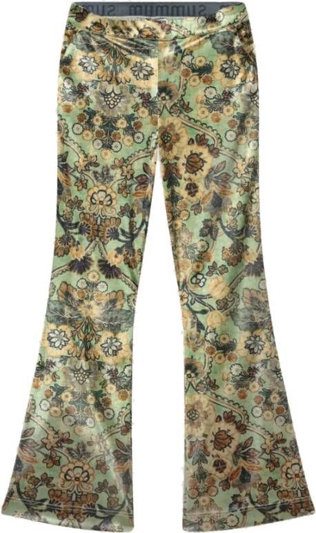 Summum Woman Summum dames broeken lange-broek Diverse kleuren Groen Dames