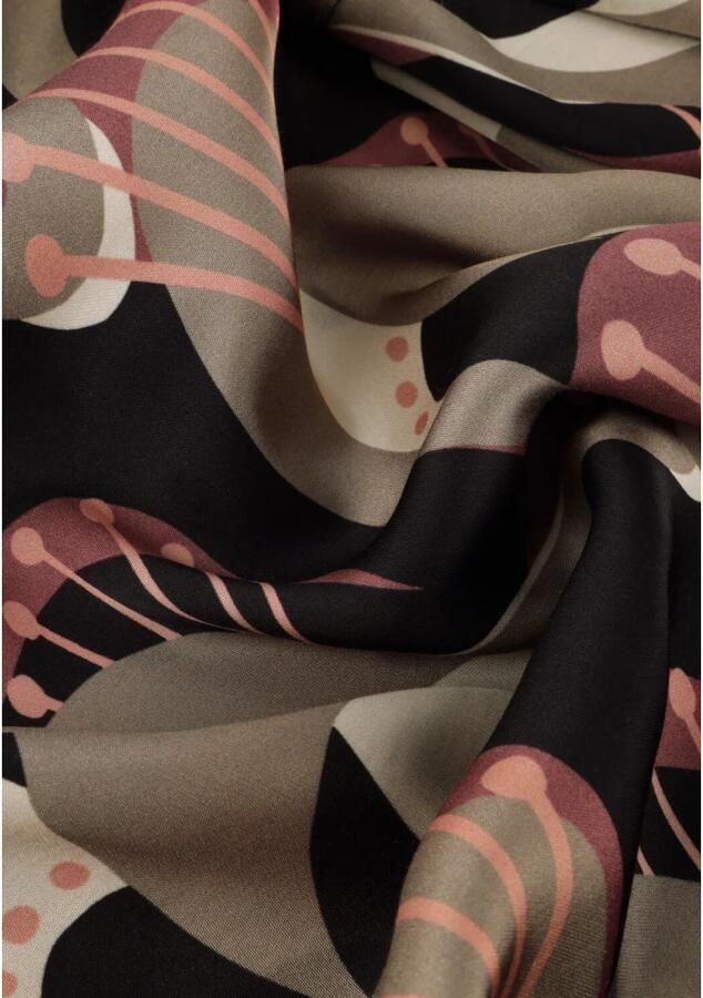 Summum Woman Multicolor Art Deco Print Jurk met Riem en Zakken Meerkleurig Dames - Foto 2