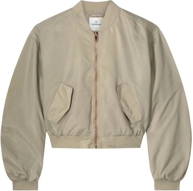 Summum Woman Beige Bomberjack voor vrouwen Beige Dames