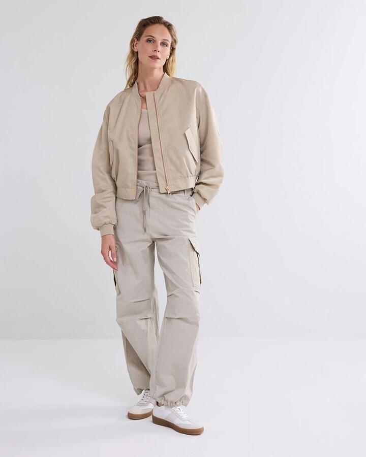 Summum Woman Beige Bomberjack voor vrouwen Beige Dames - Foto 3