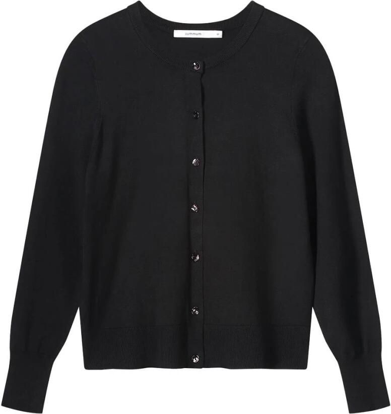 Summum Woman Bordeaux Gebreid Vest Black Dames - Foto 3