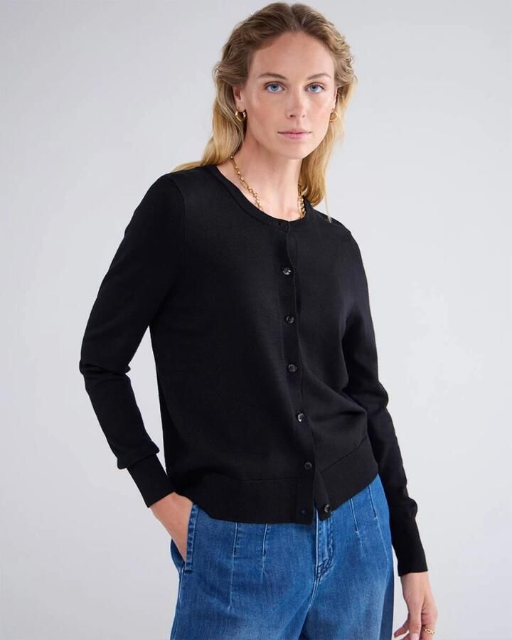 Summum Woman Bordeaux Gebreid Vest Black Dames - Foto 4