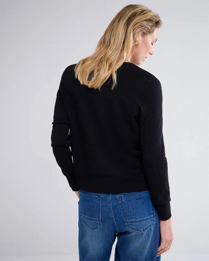 Summum Woman Bordeaux Gebreid Vest Black Dames - Foto 5