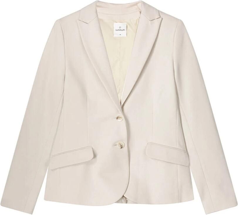 Summum Woman Witte Milano Blazer Stijlvolle Garderobe Toevoeging White Dames
