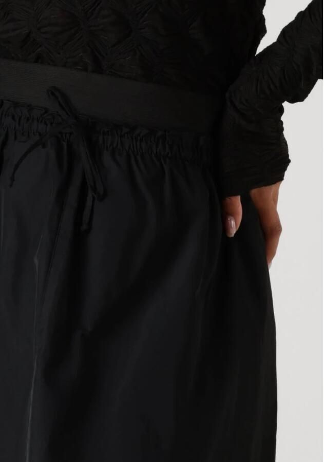 Summum Elegante Zwarte Midi Rok Black