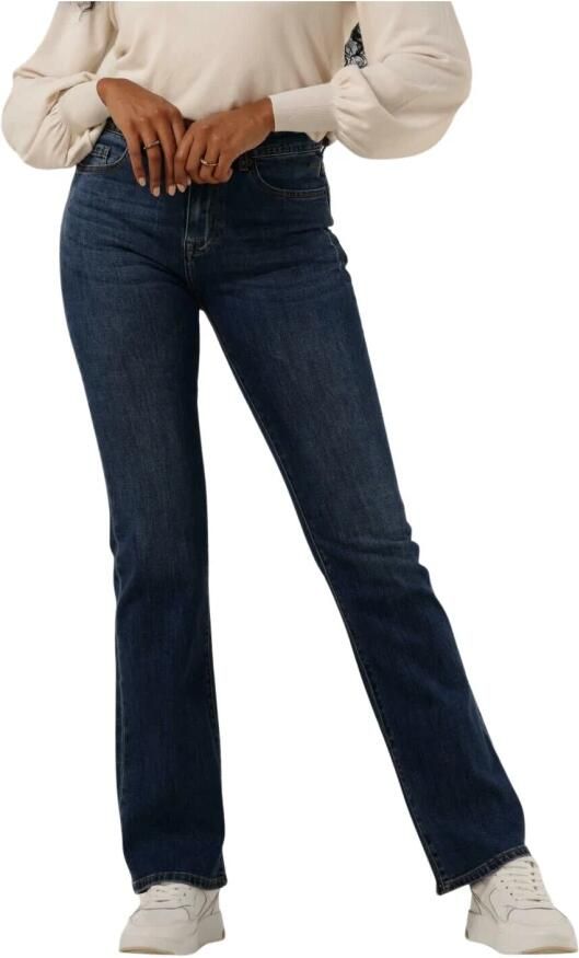 Summum Woman Flared Lichtgewicht Katoenen Jeans Blue Dames - Foto 4